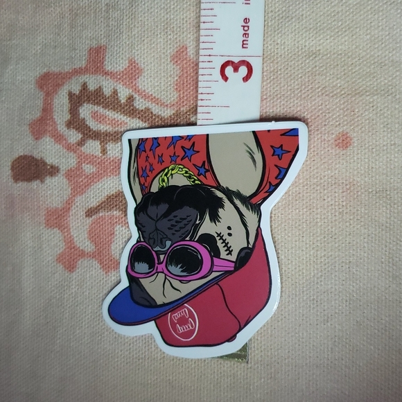(K) Gangsta Pug Dog Sticker Doggie Dog Mom Puppy - Picture 4 of 5